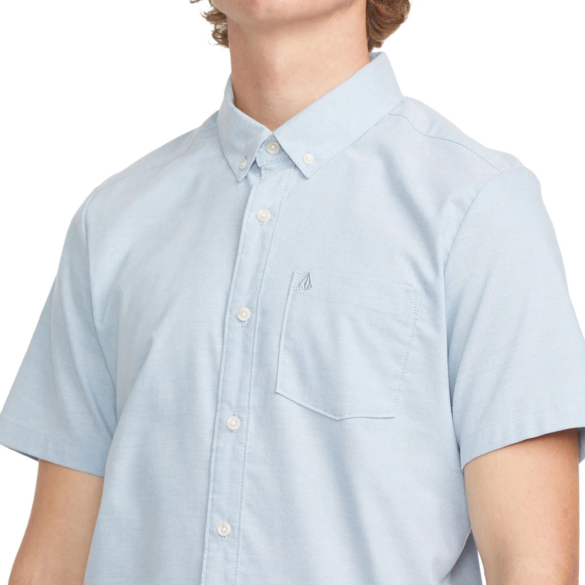 Volcom Everett Oxford Shirt - Wrecked Indigo II - Image 3