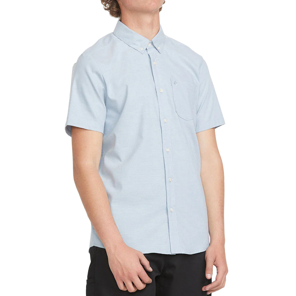 Volcom Everett Oxford Shirt - Wrecked Indigo II - Image 4