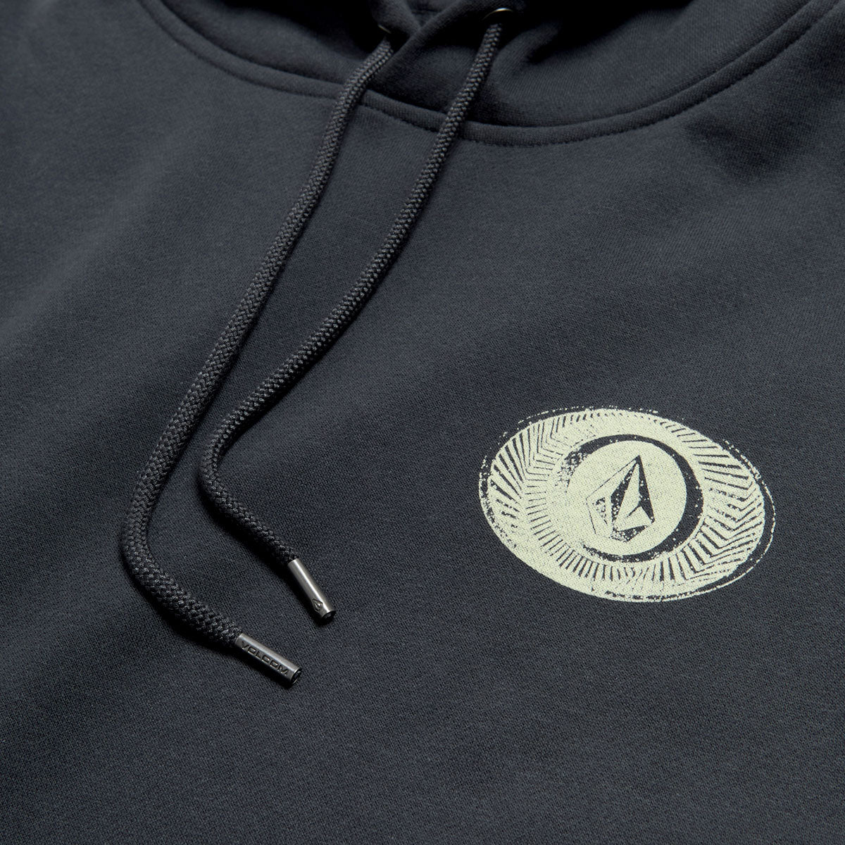 Volcom Exacto Hoodie - Washed Black Heather - Image 2