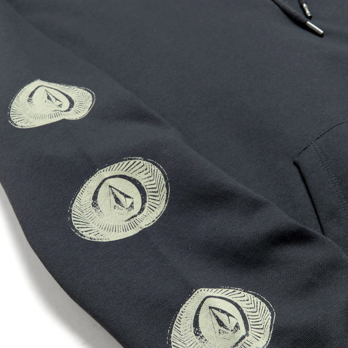 Volcom Exacto Hoodie - Washed Black Heather - Image 3