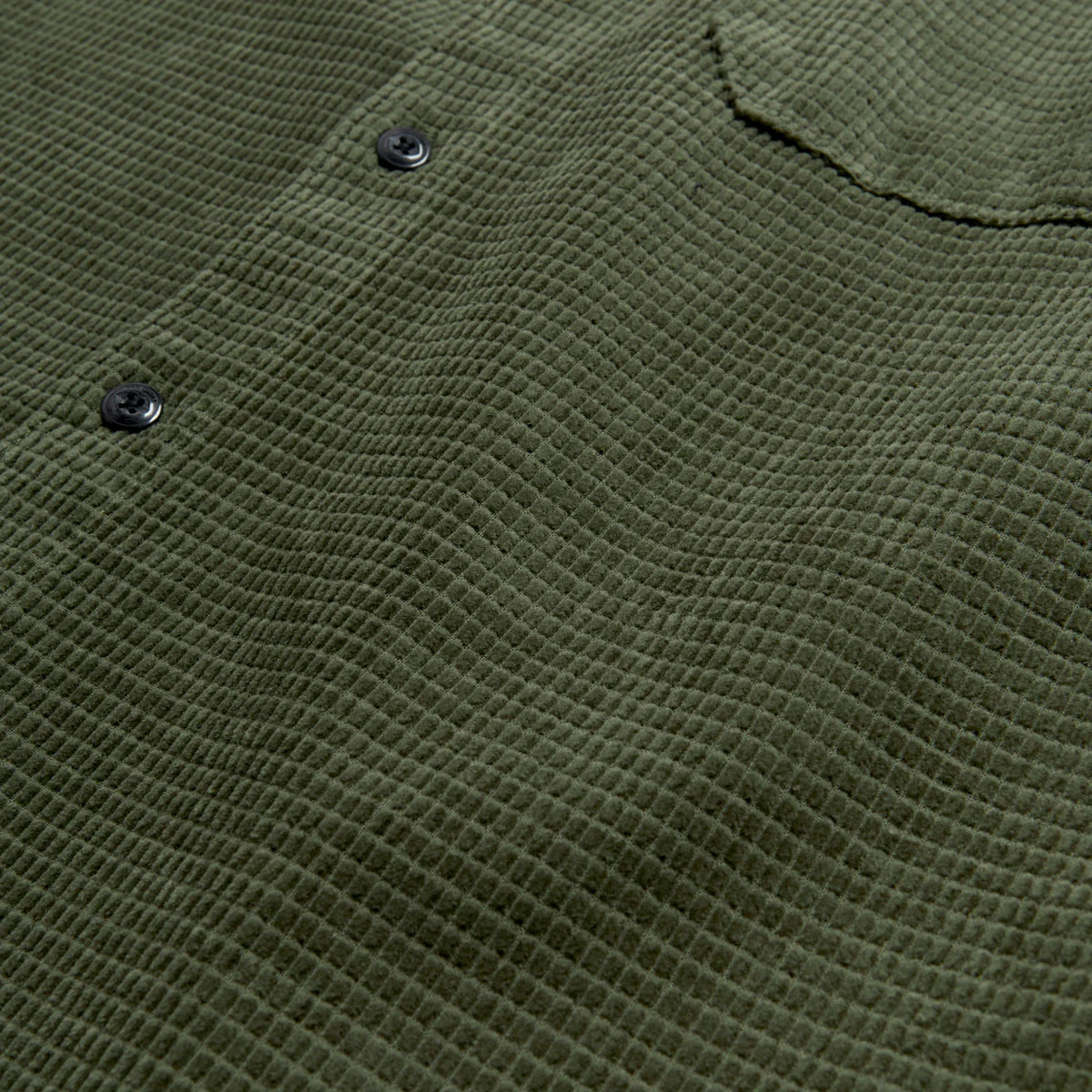 Volcom Fostered Long Sleeve Shirt - Dark Olive - Image 4