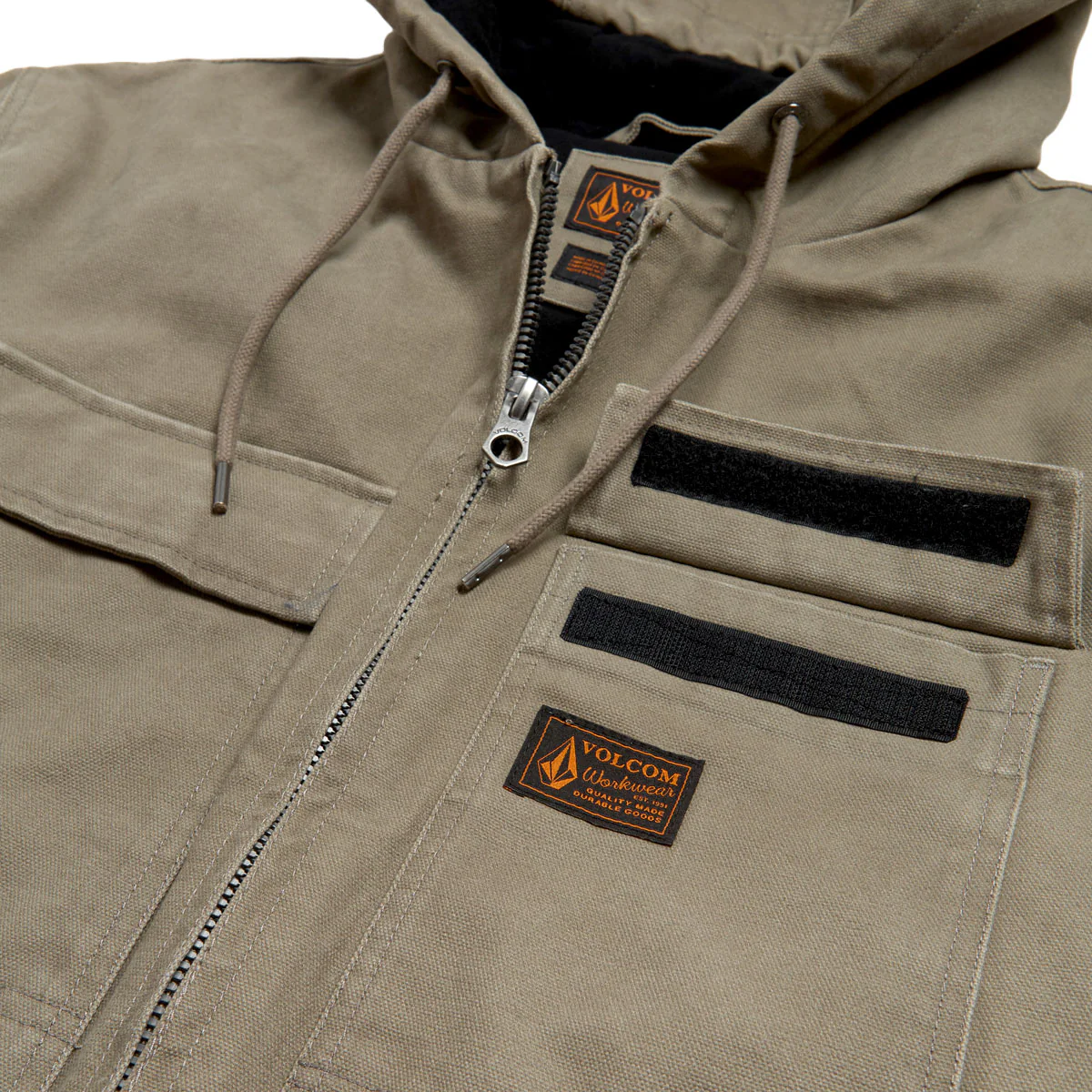 Volcom Freshdust Workwear Jacket - Brindle - Image 4