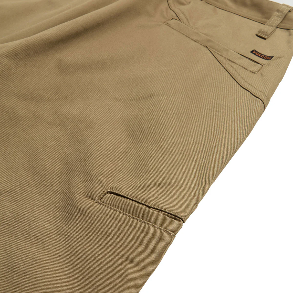 Volcom Frickin Chino Pants - Dark Khaki - Image 5