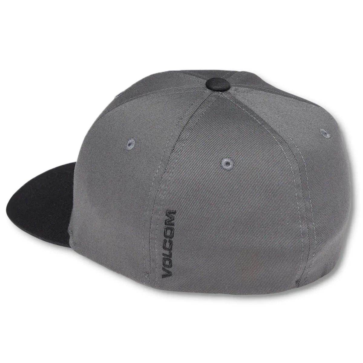 Volcom Full Stone Flexfit Hat - Asphalt Black - Image 2