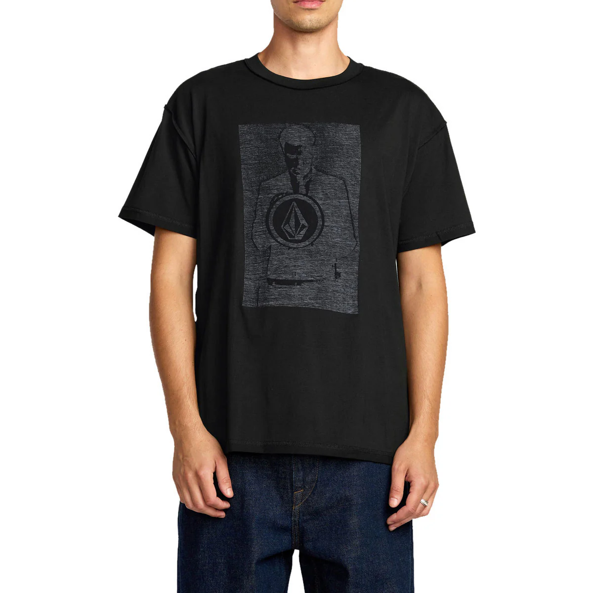Volcom Povj T-Shirt - Black - Image 3