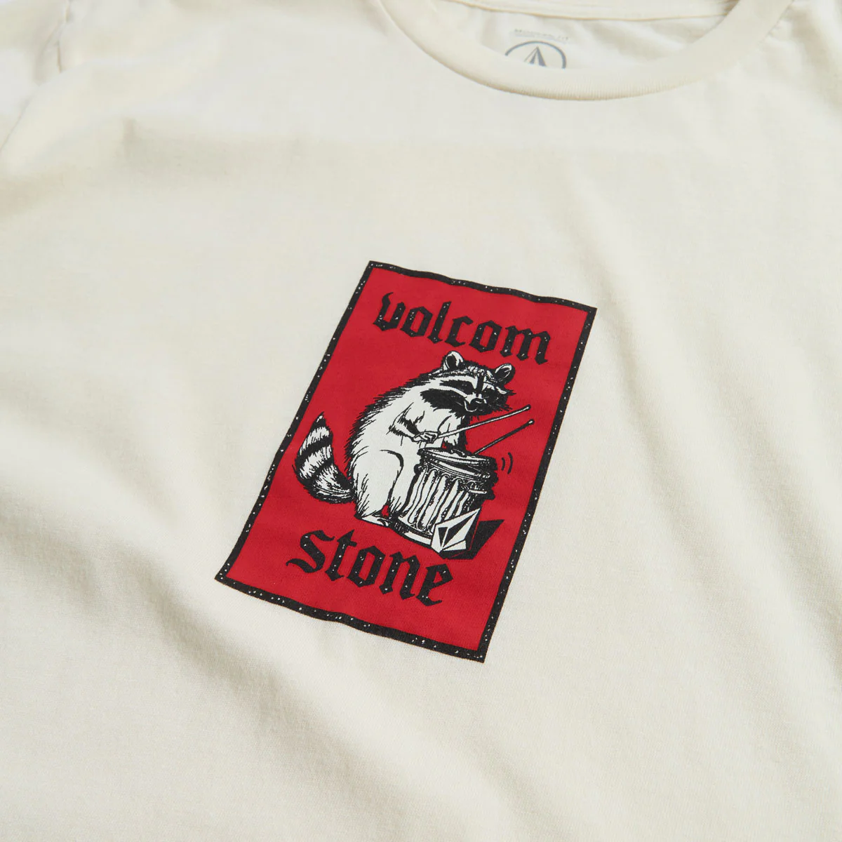 Volcom Rockout T-Shirt - Off White Heather - Image 2