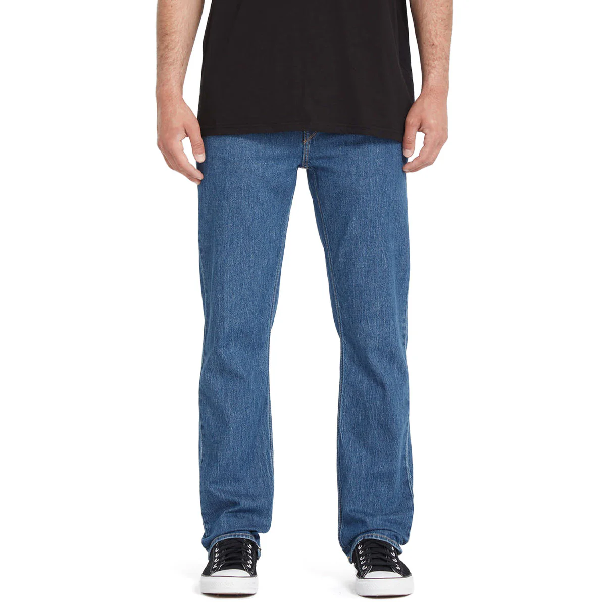 Volcom Solver Denim Jeans - Deep River Blues - Image 3