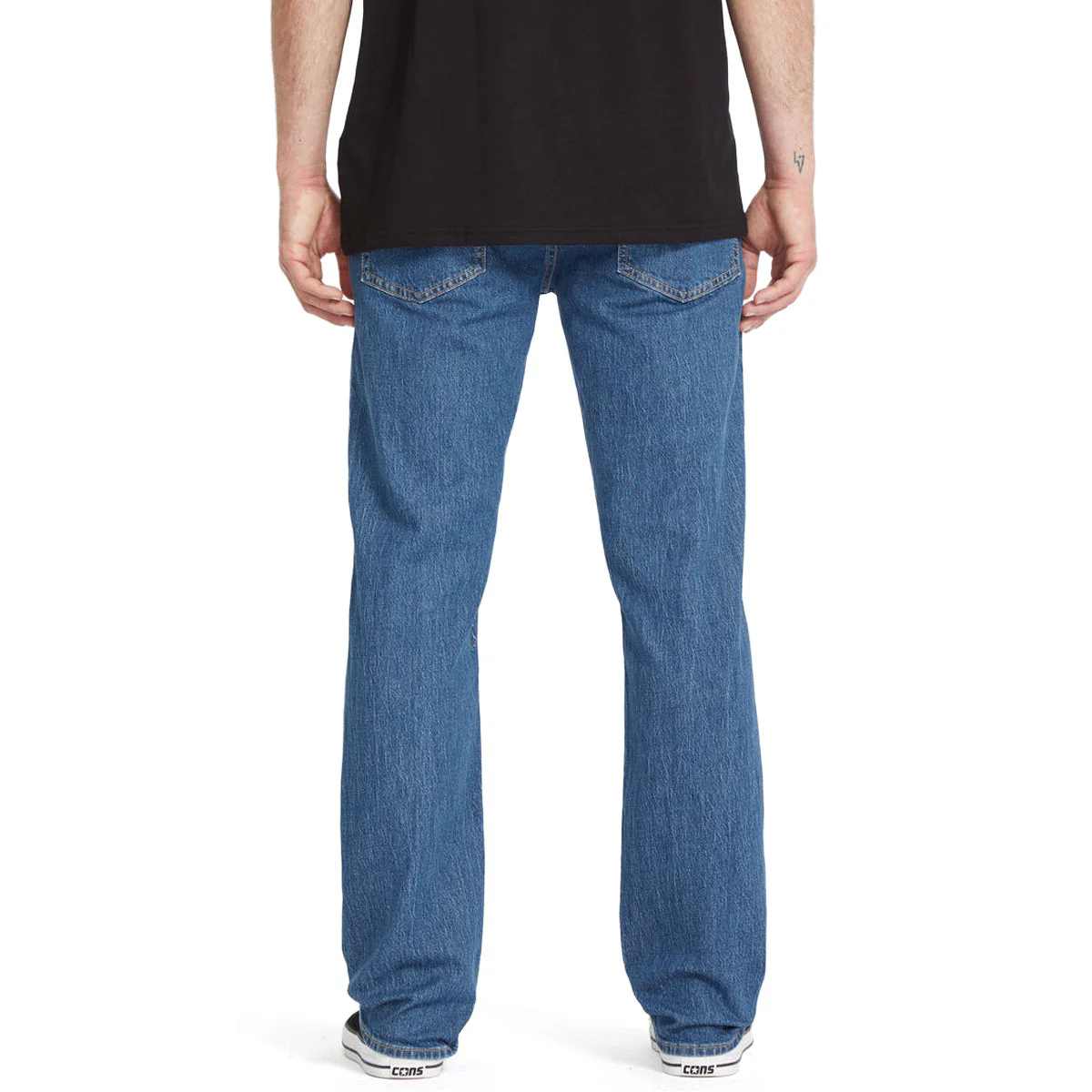 Volcom Solver Denim Jeans - Deep River Blues - Image 4