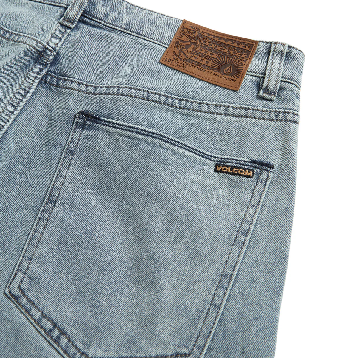 Volcom Solver Denim Jeans - Dust Bowl Indigo - Image 3