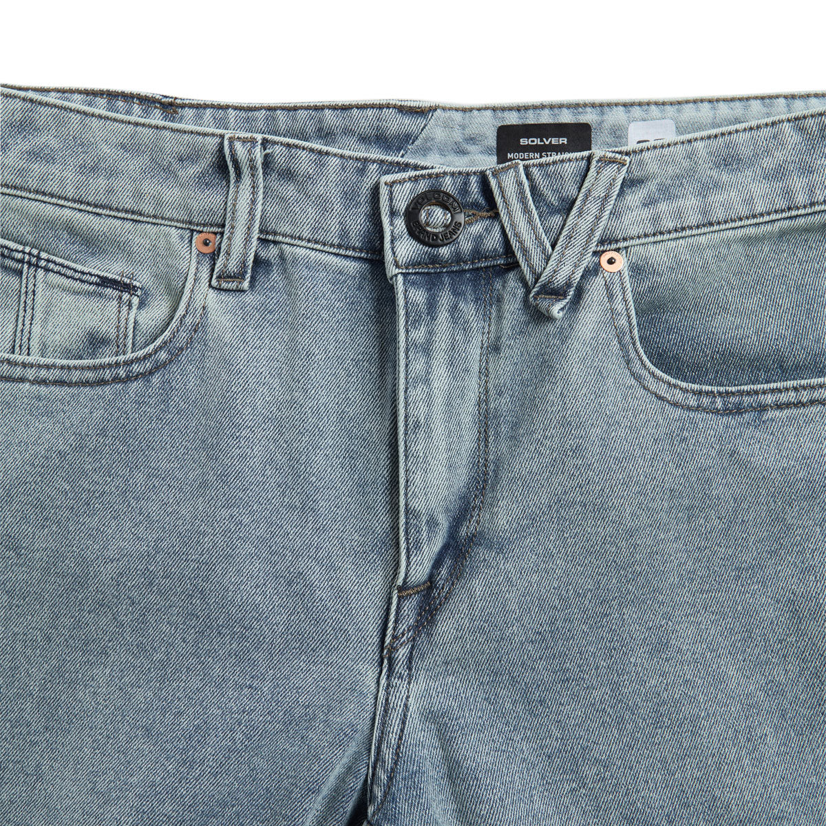 Volcom Solver Denim Jeans - Dust Bowl Indigo - Image 5