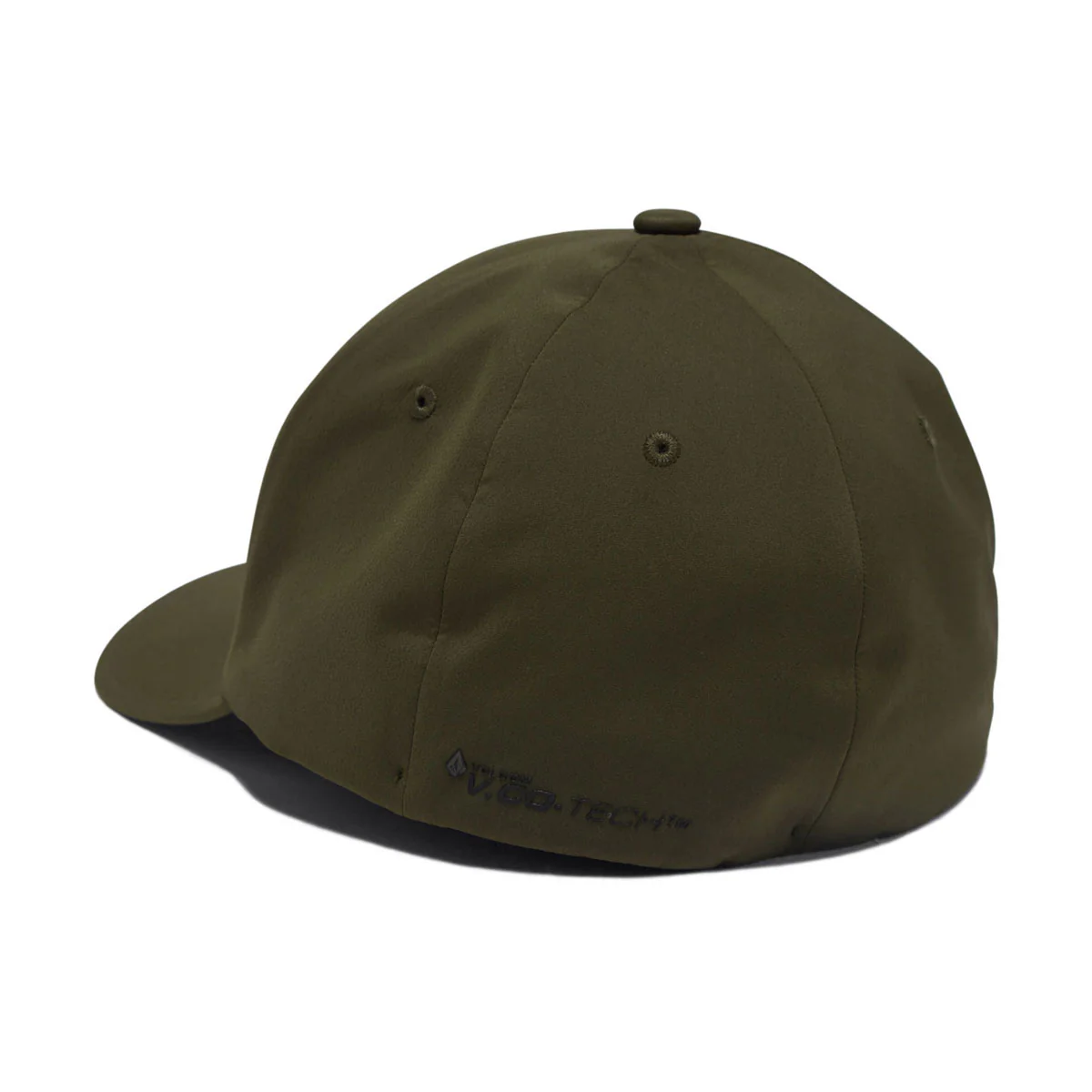 Volcom Stone Tech Flexfit Delta Hat - Squadron Green - Image 2
