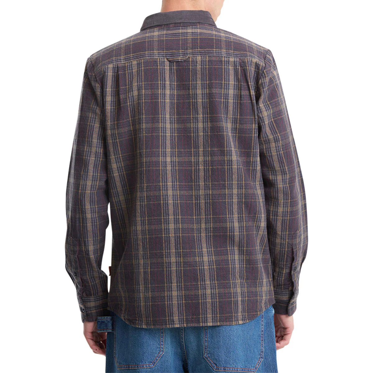 Volcom Stonevise Plaid Long Sleeve Shirt - Asphalt Black - Image 2