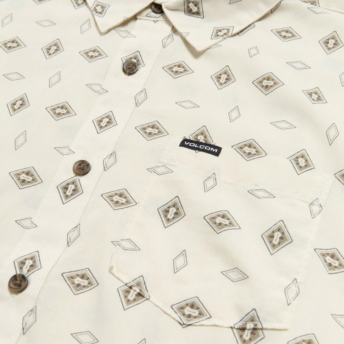 Volcom Trusted Shirt - White Print - Image 3
