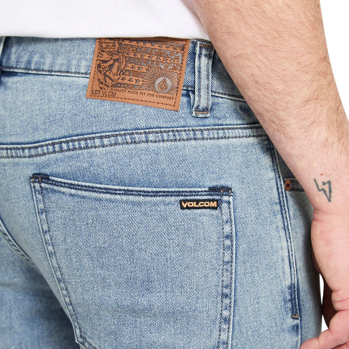 Volcom Vorta Denim Jeans - Dust Bowl Indigo - Image 6