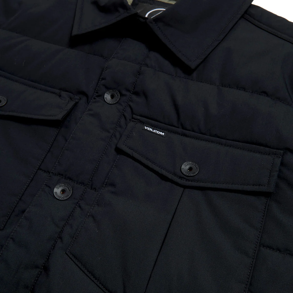 Volcom Westmead Quilted Jacket - Black - Image 4