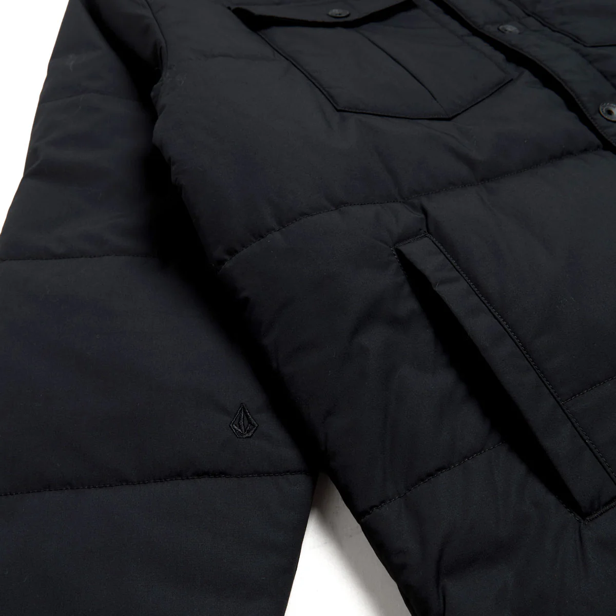 Volcom Westmead Quilted Jacket - Black - Image 5