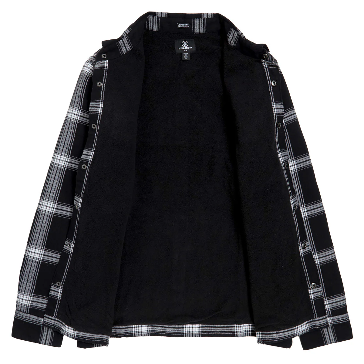Volcom Wilderstone Long Sleeve Shirt - Black - Image 3