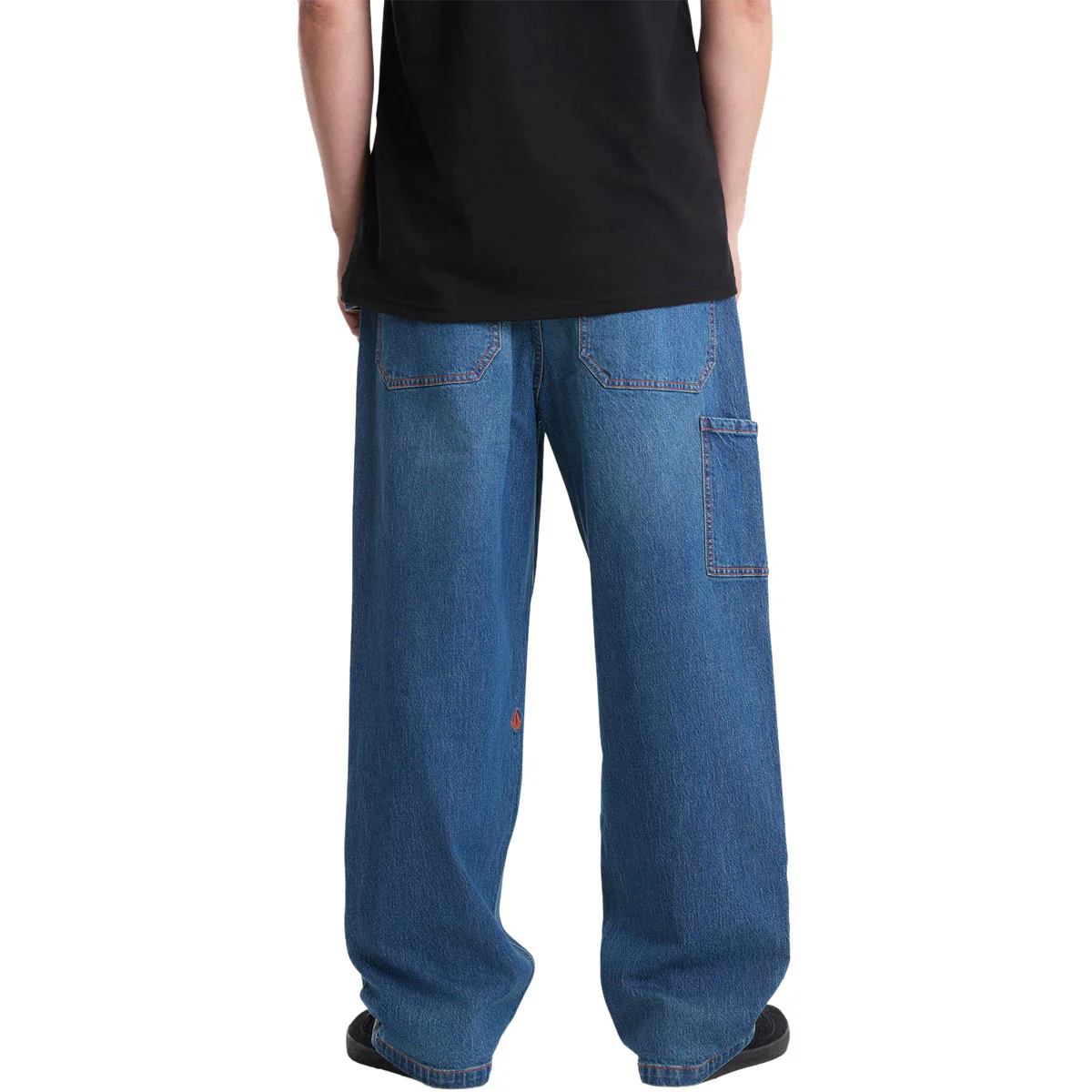 Volcom Work Carpenter Denim Jeans - Park Blue - Image 2