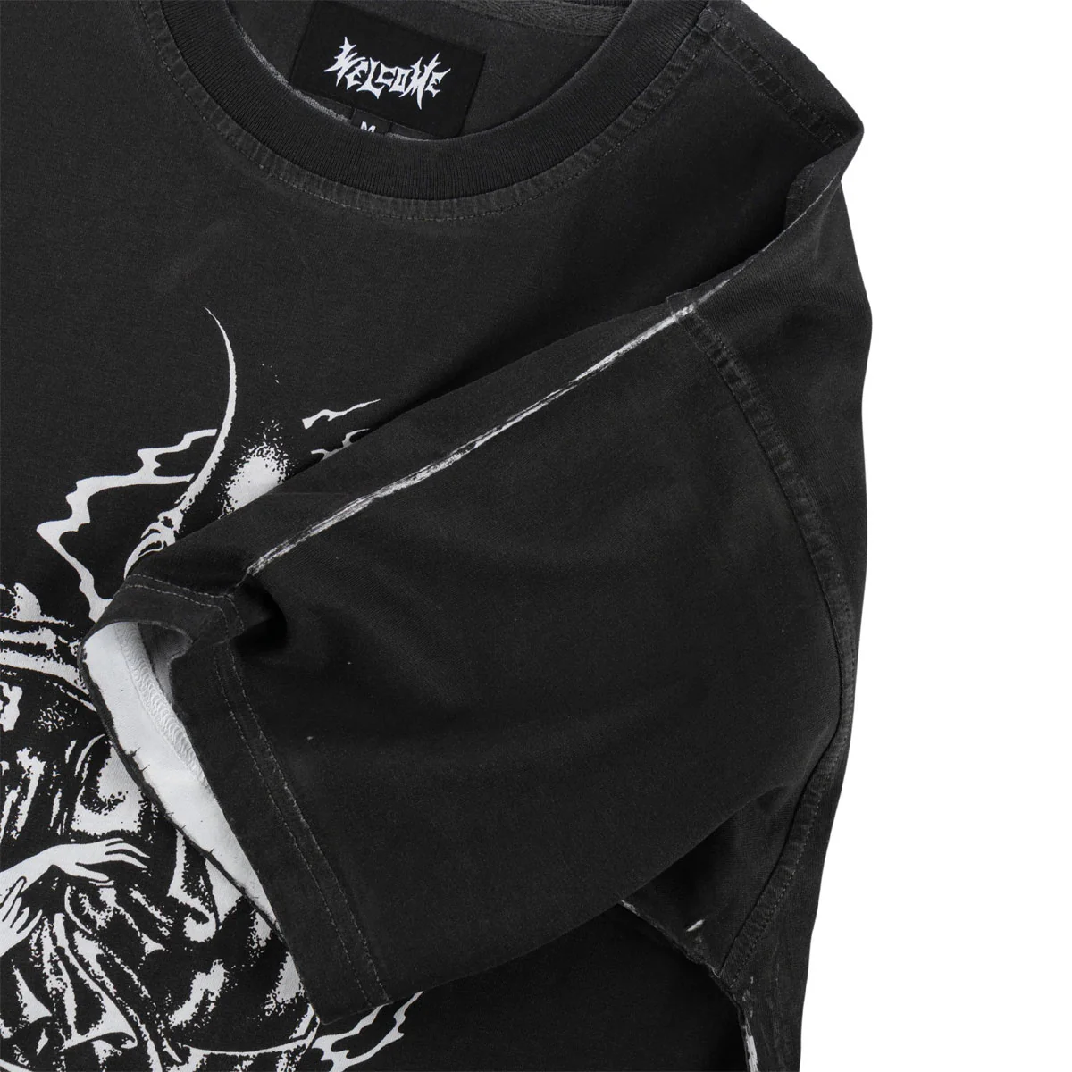 Welcome Archangel Overprint T-Shirt - Black/White - Image 3