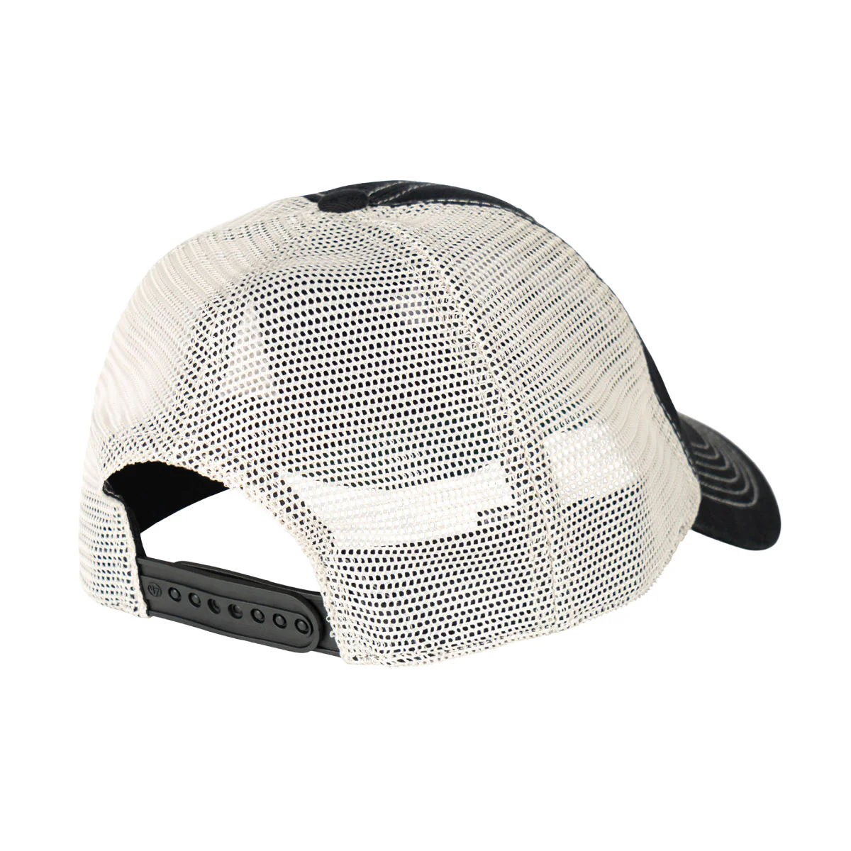 Welcome Barb Contrast Stitch Trucker Hat - Black - Image 2