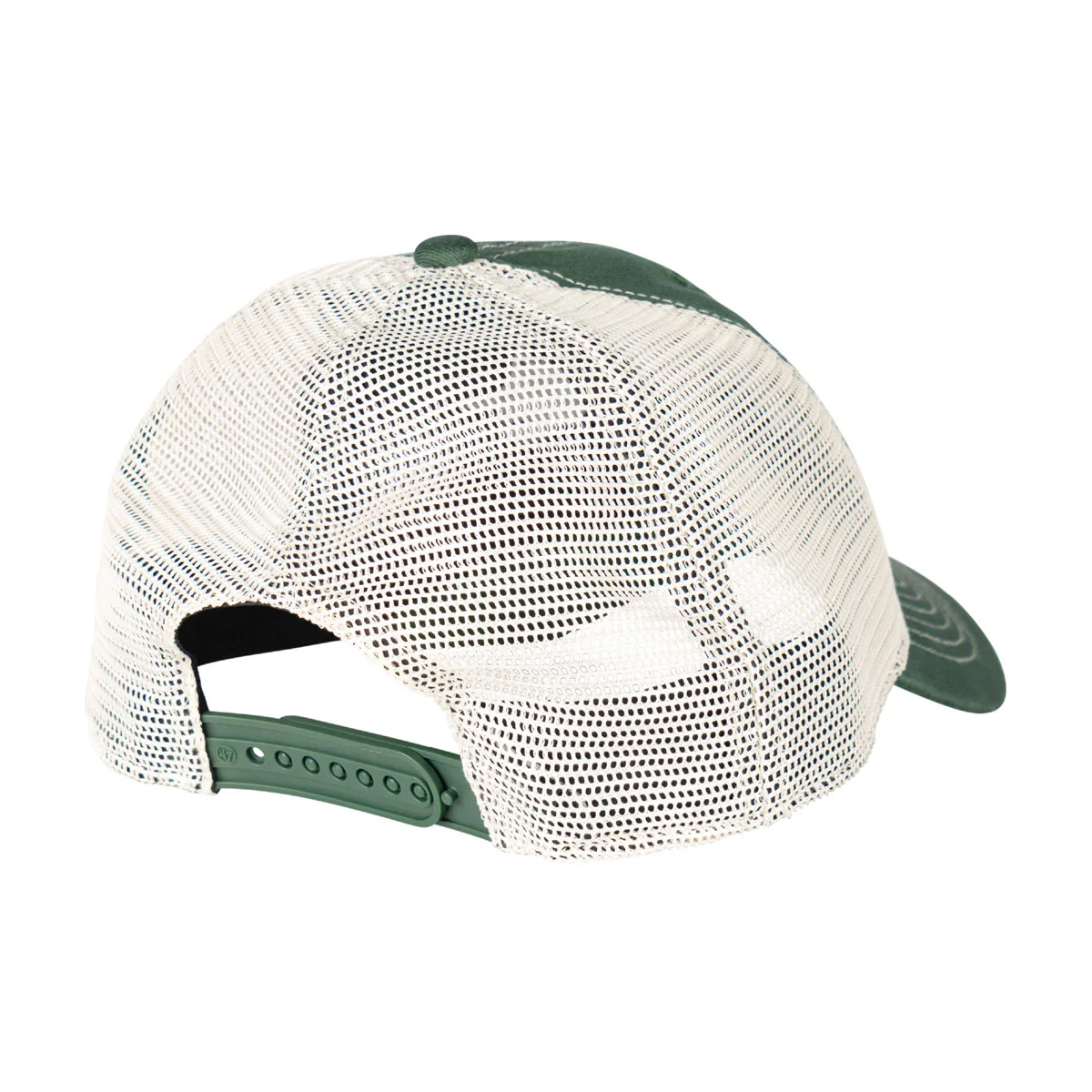 Welcome Barb Contrast Stitch Trucker Hat - Green - Image 2