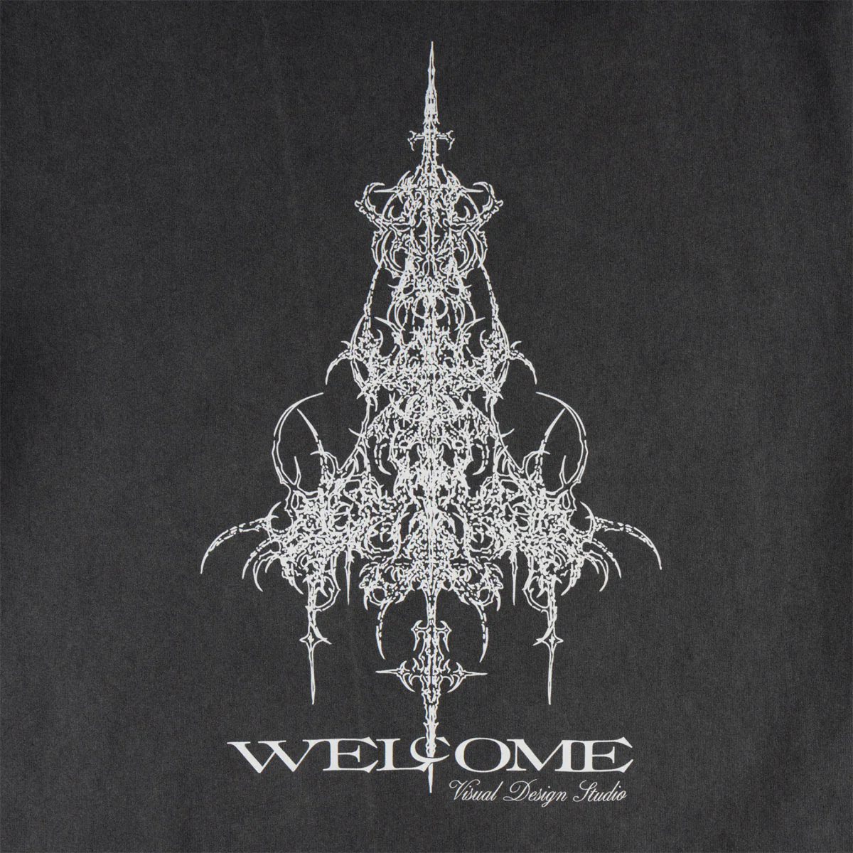 Welcome Chandelier T-Shirt - Vintage Black - Image 3