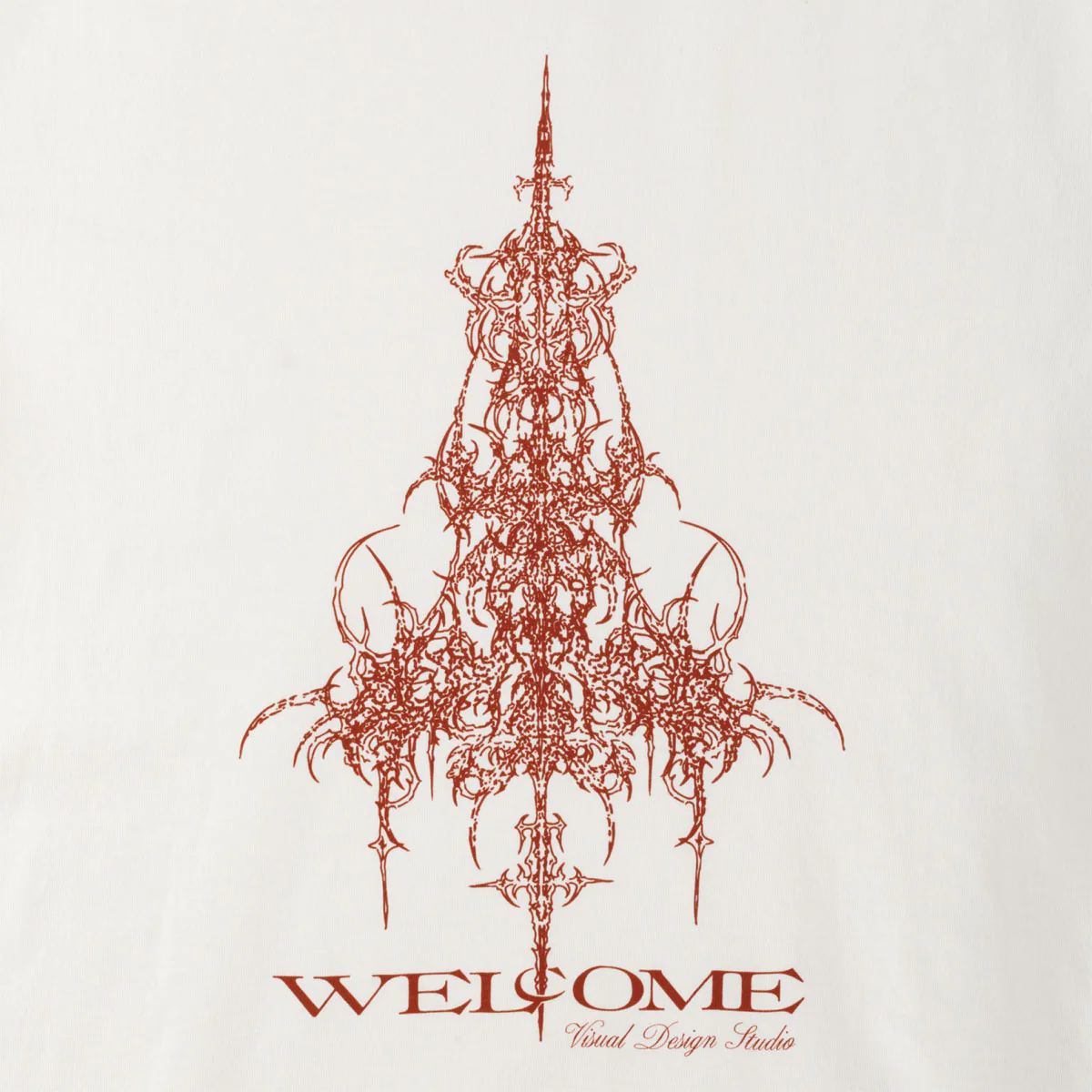 Welcome Chandelier T-Shirt - White - Image 3
