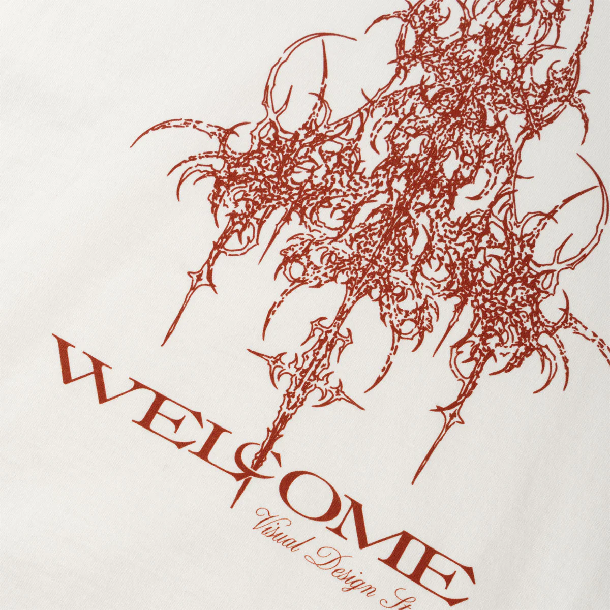 Welcome Chandelier T-Shirt - White - Image 4