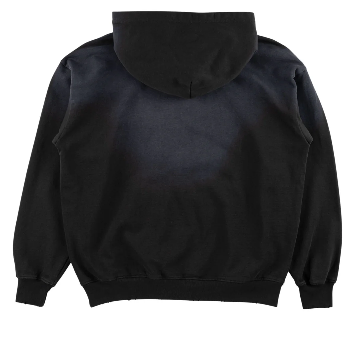 Welcome Coupled Sun Fade Hoodie - Black Fade - Image 2