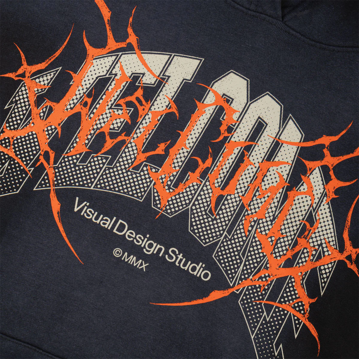 Welcome Coupled Sun Fade Hoodie - Black Fade - Image 3