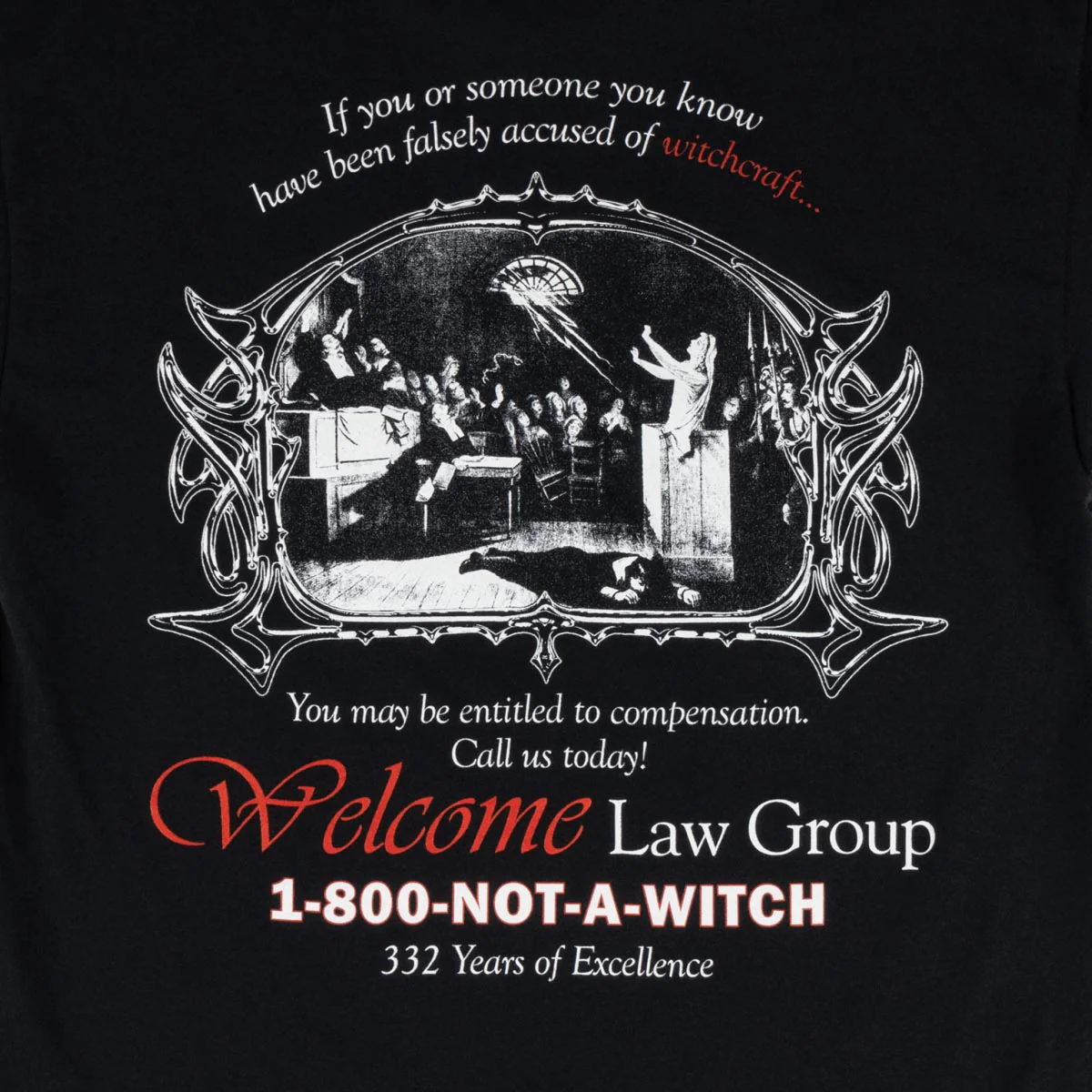 Welcome Defense T-Shirt - Black - Image 3