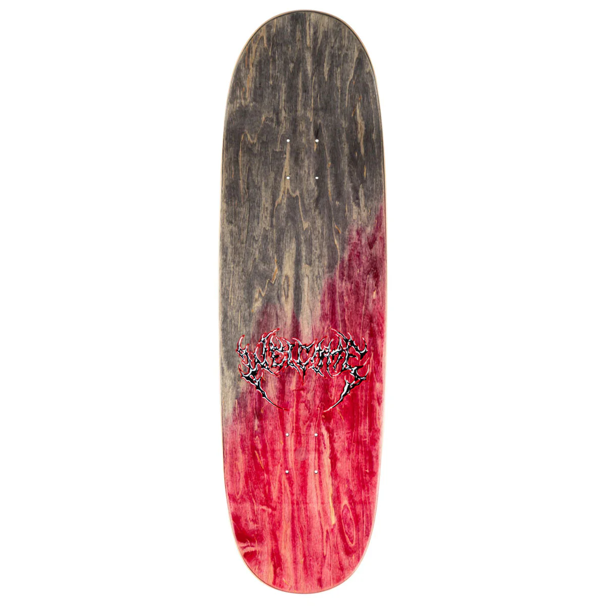 Welcome Diablo On A Boline 2.0 Skateboard Deck - Black/Red Stain - 9.50" - Image 2