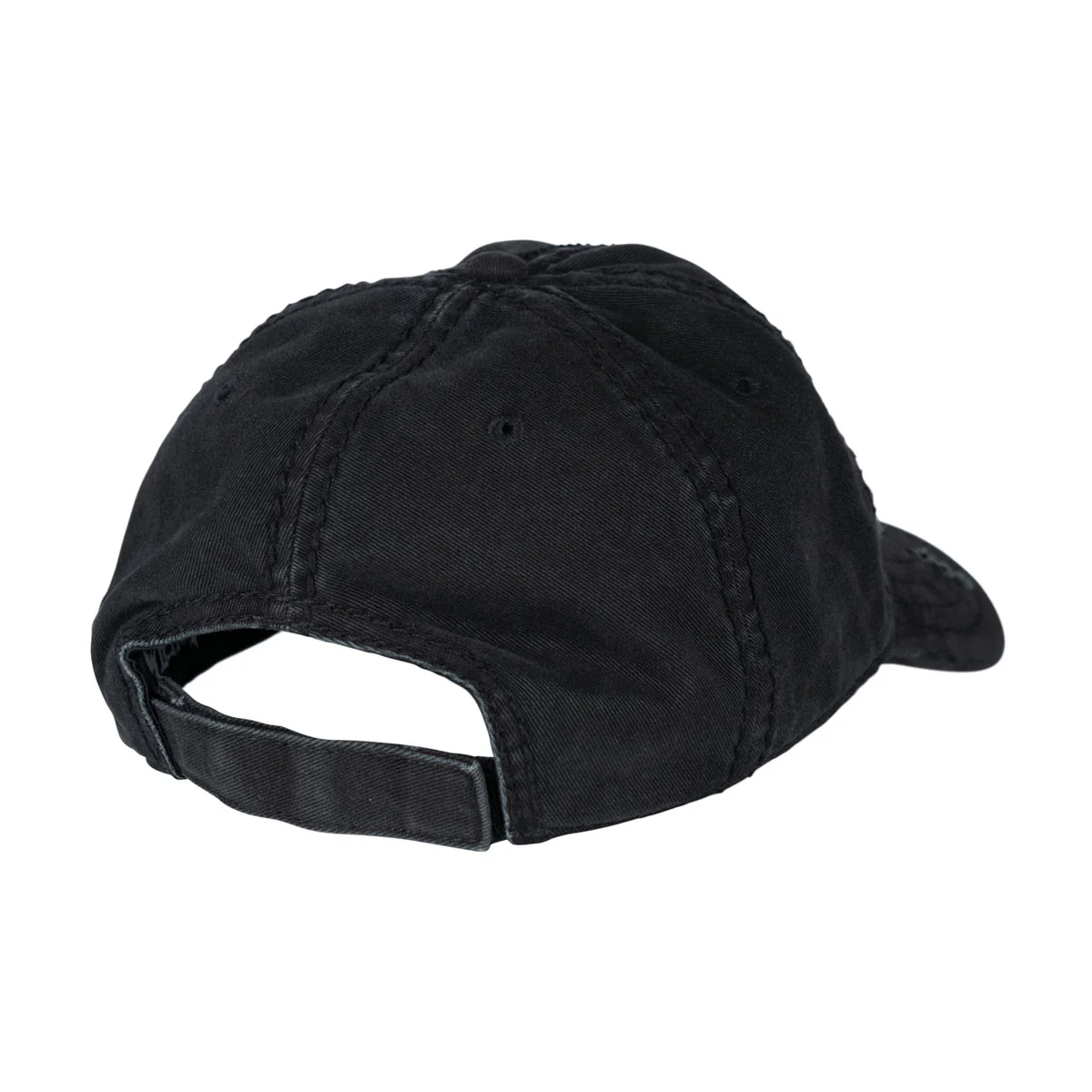 Welcome Distressed Vamp Hat - Black - Image 2