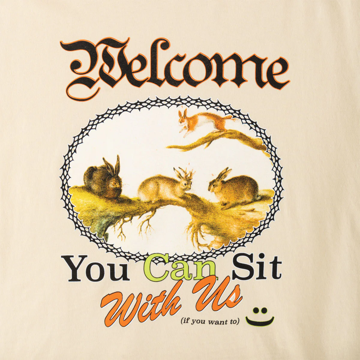 Welcome Friend T-Shirt - Bone - Image 2