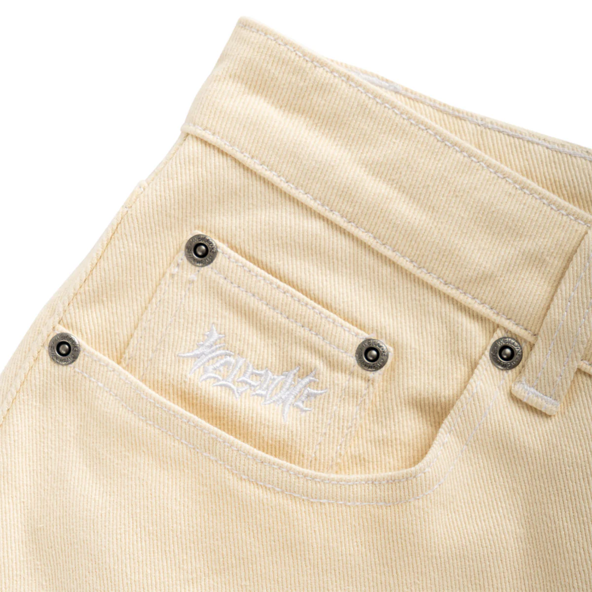 Welcome Immortal Loose Straight Denim Jeans - Natural - Image 3