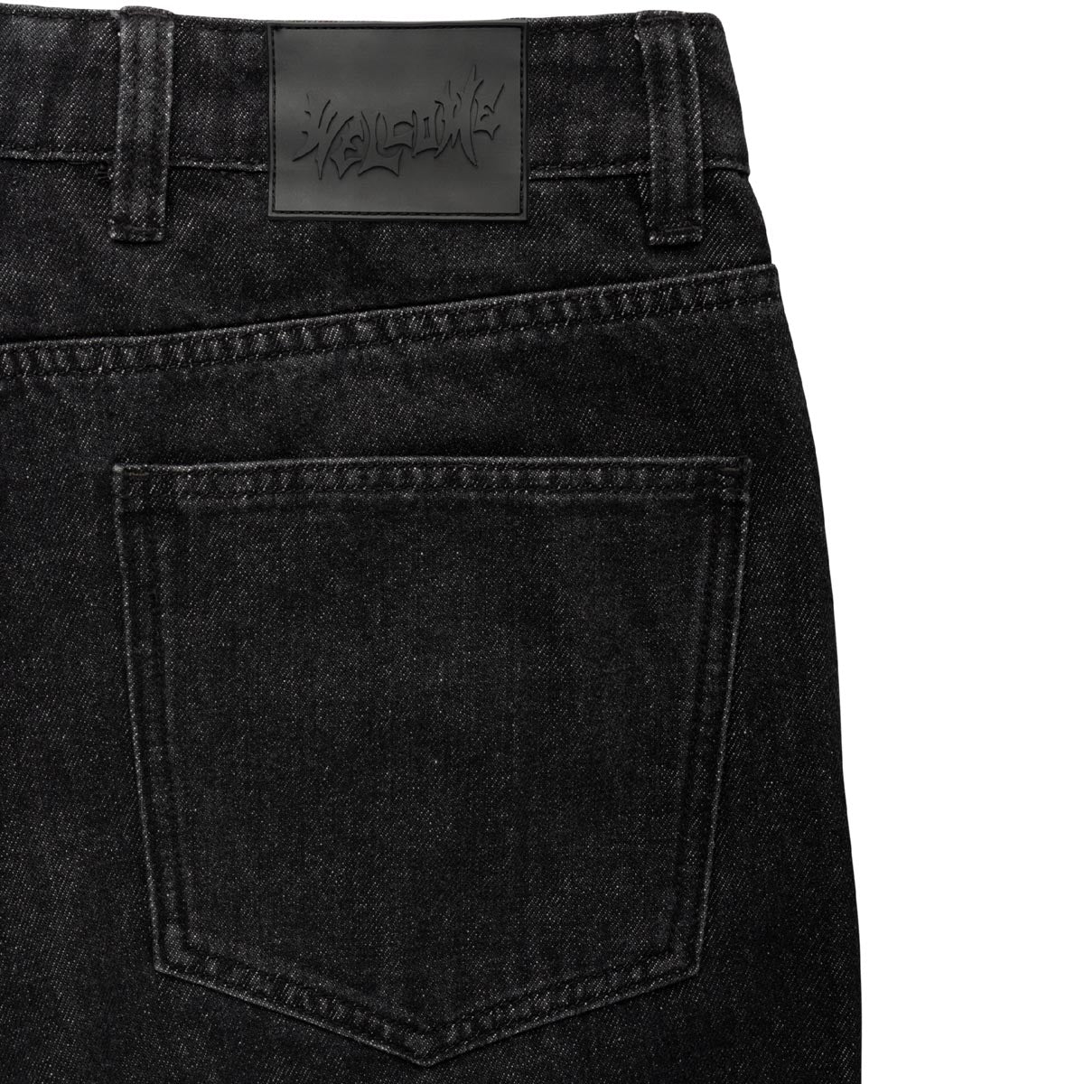Welcome Immortal Loose Straight Denim Jeans - Washed Black - Image 4