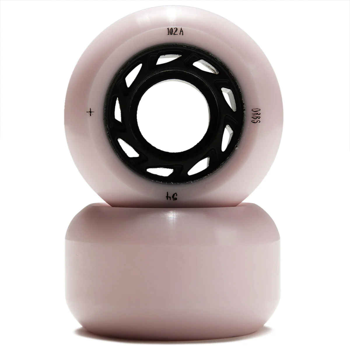 Welcome Orbs Ghost Lites 101a Skateboard Wheels - Pink/Black - 54mm - Image 2