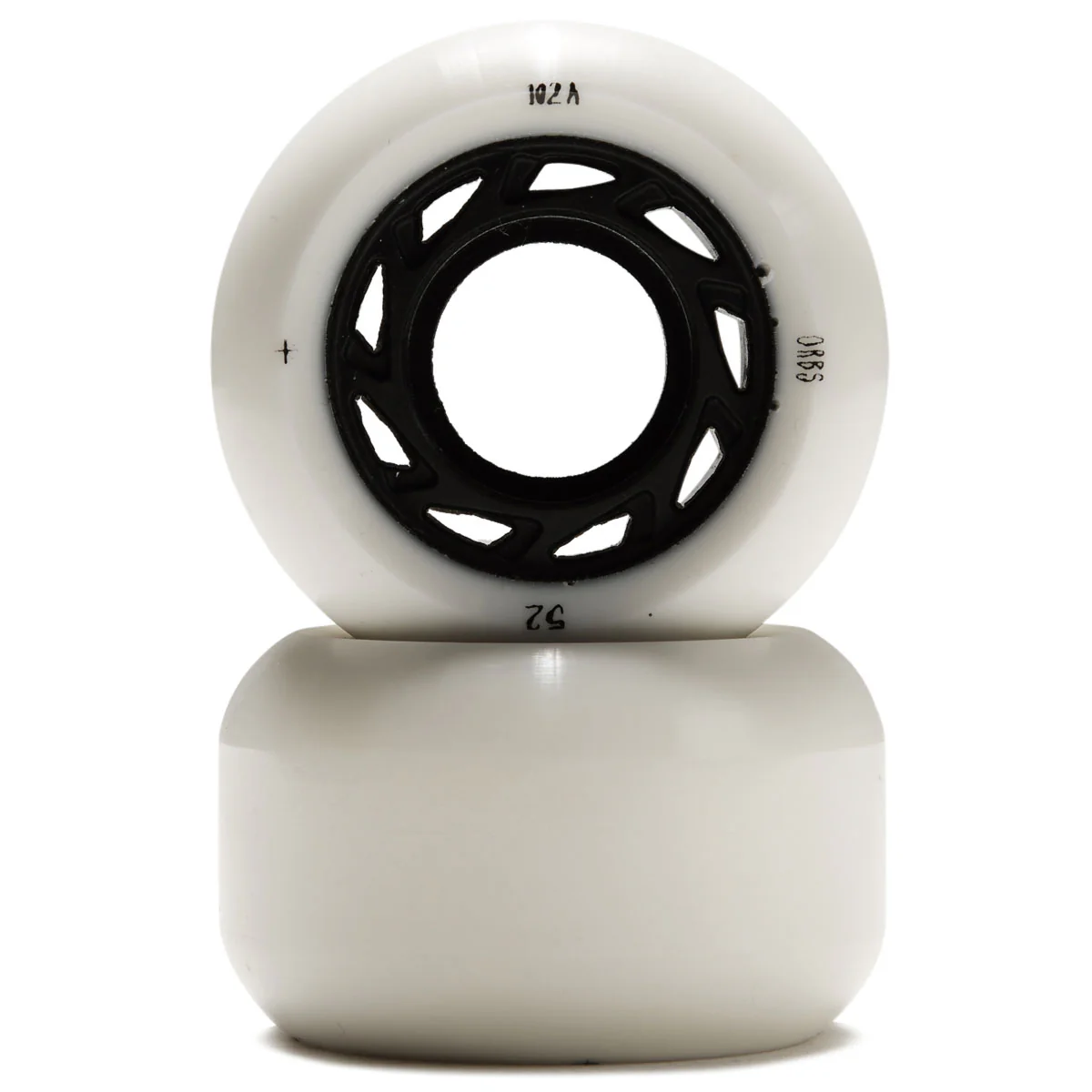 Welcome Orbs Ghost Lites 101a Skateboard Wheels - White/Black - 52mm - Image 2