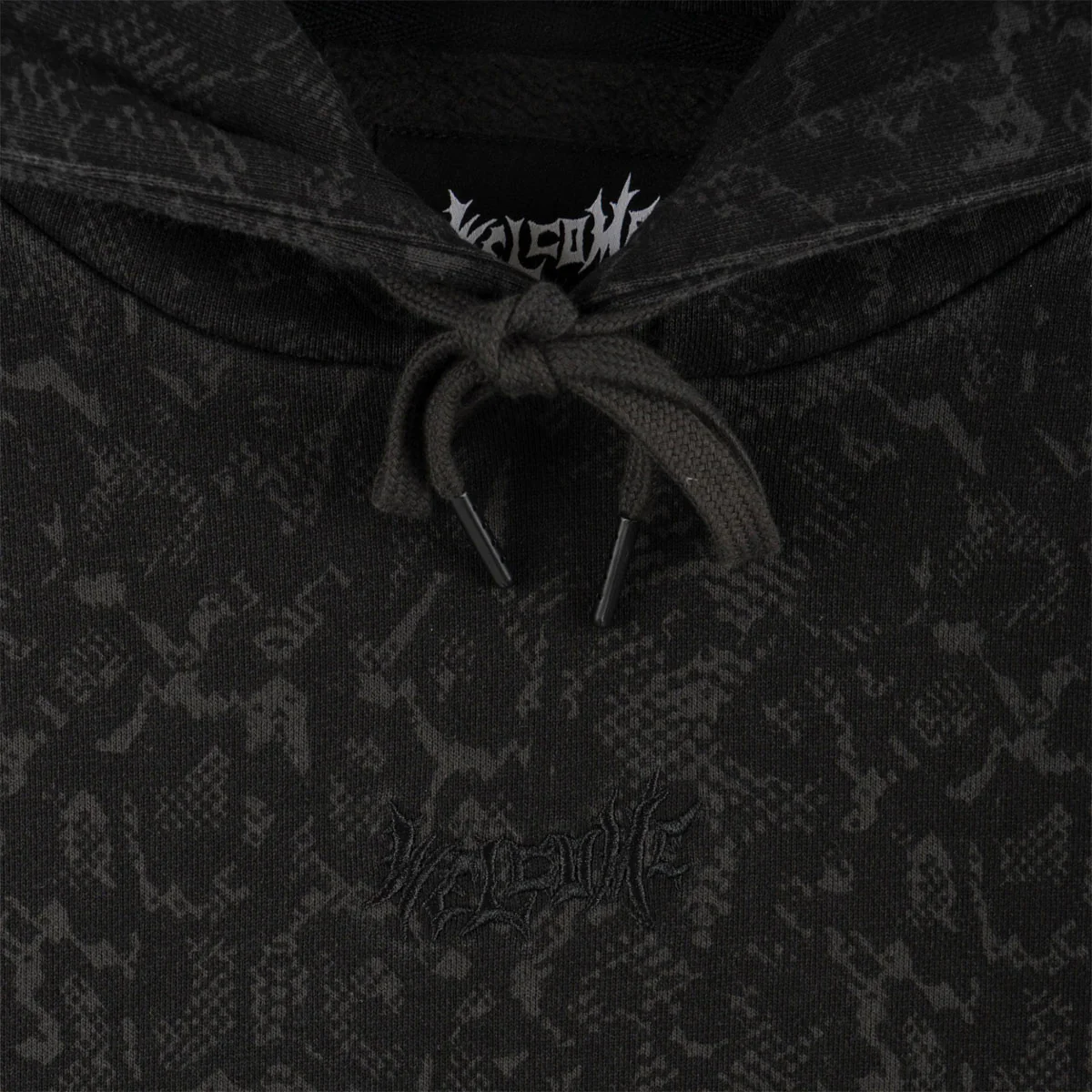Welcome Serpent Animal Print Hoodie - Black - Image 3