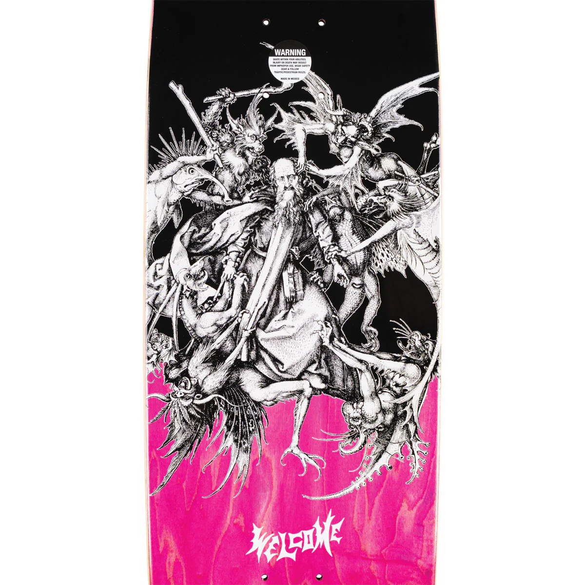 Welcome Spear On Son Of Boline Skateboard Complete - Teal Stain/Prism Foil - 8.80" - Image 4