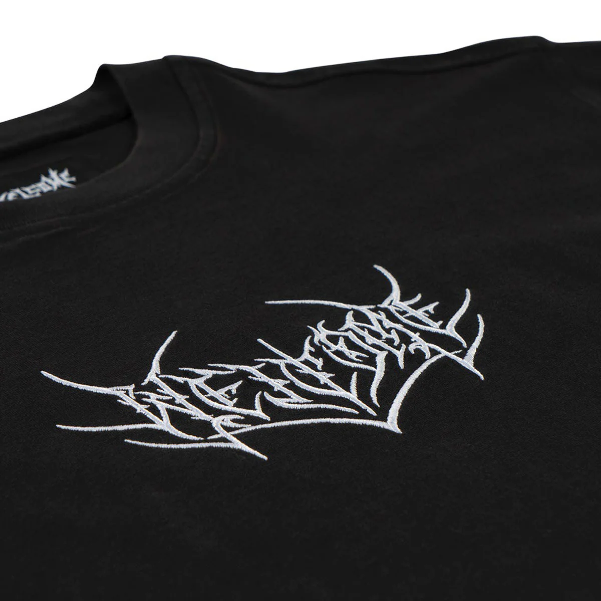 Welcome Splinter Knit T-Shirt - Black - Image 2
