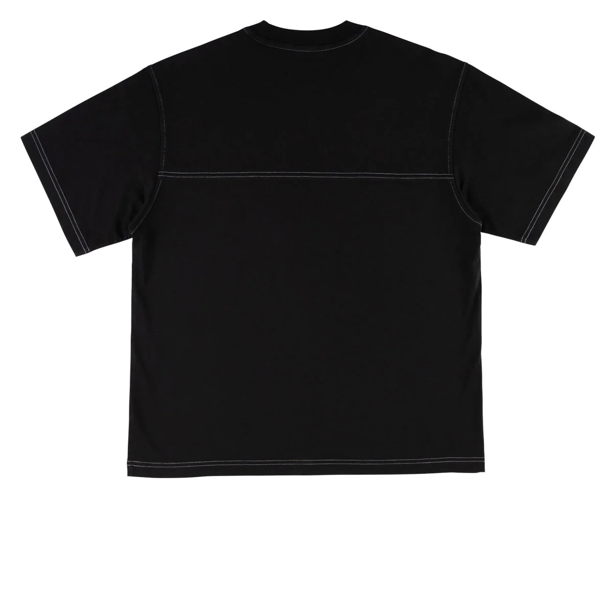 Welcome Vamp Football Knit T-Shirt - Black/White - Image 2