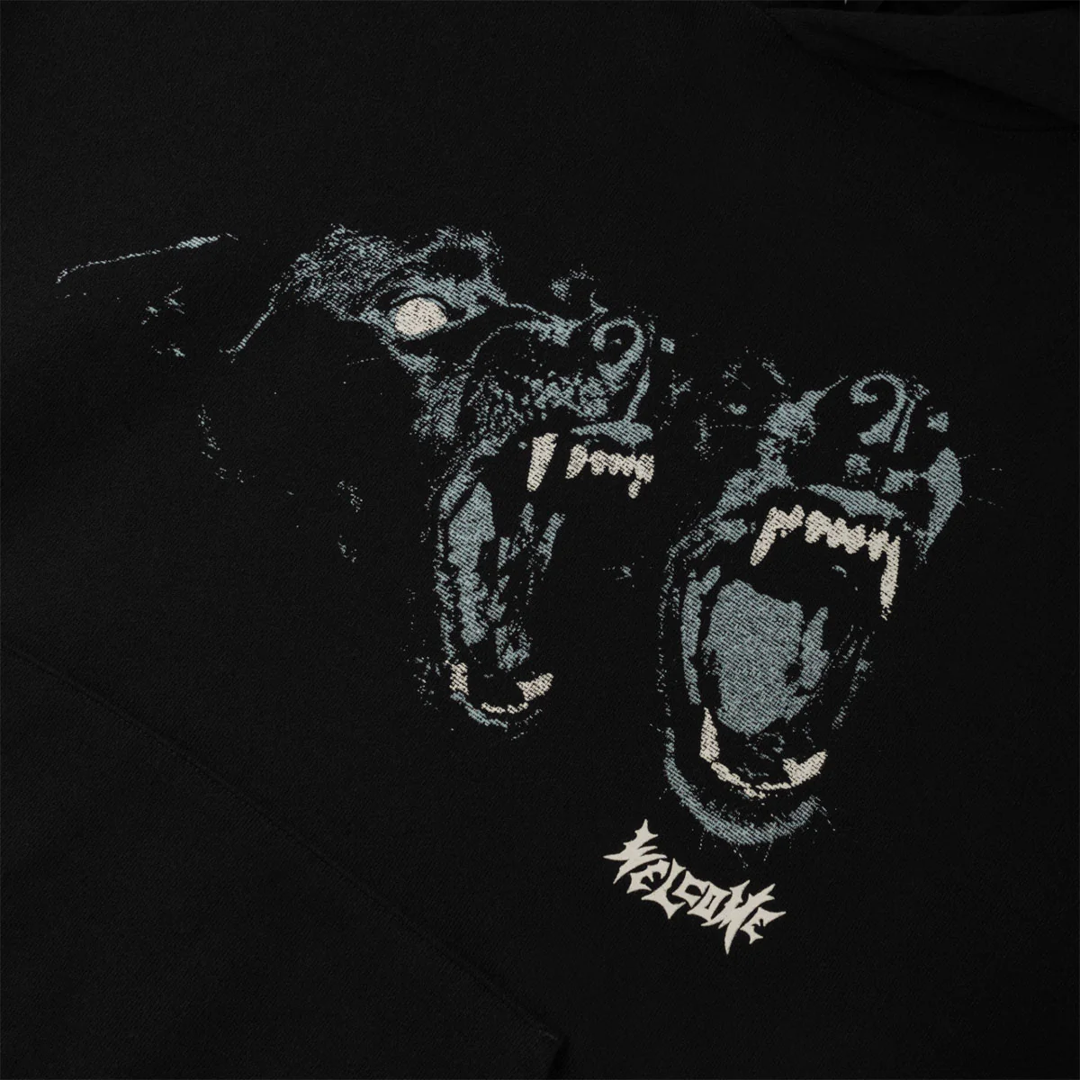 Welcome Woof Hoodie - Black - Image 2