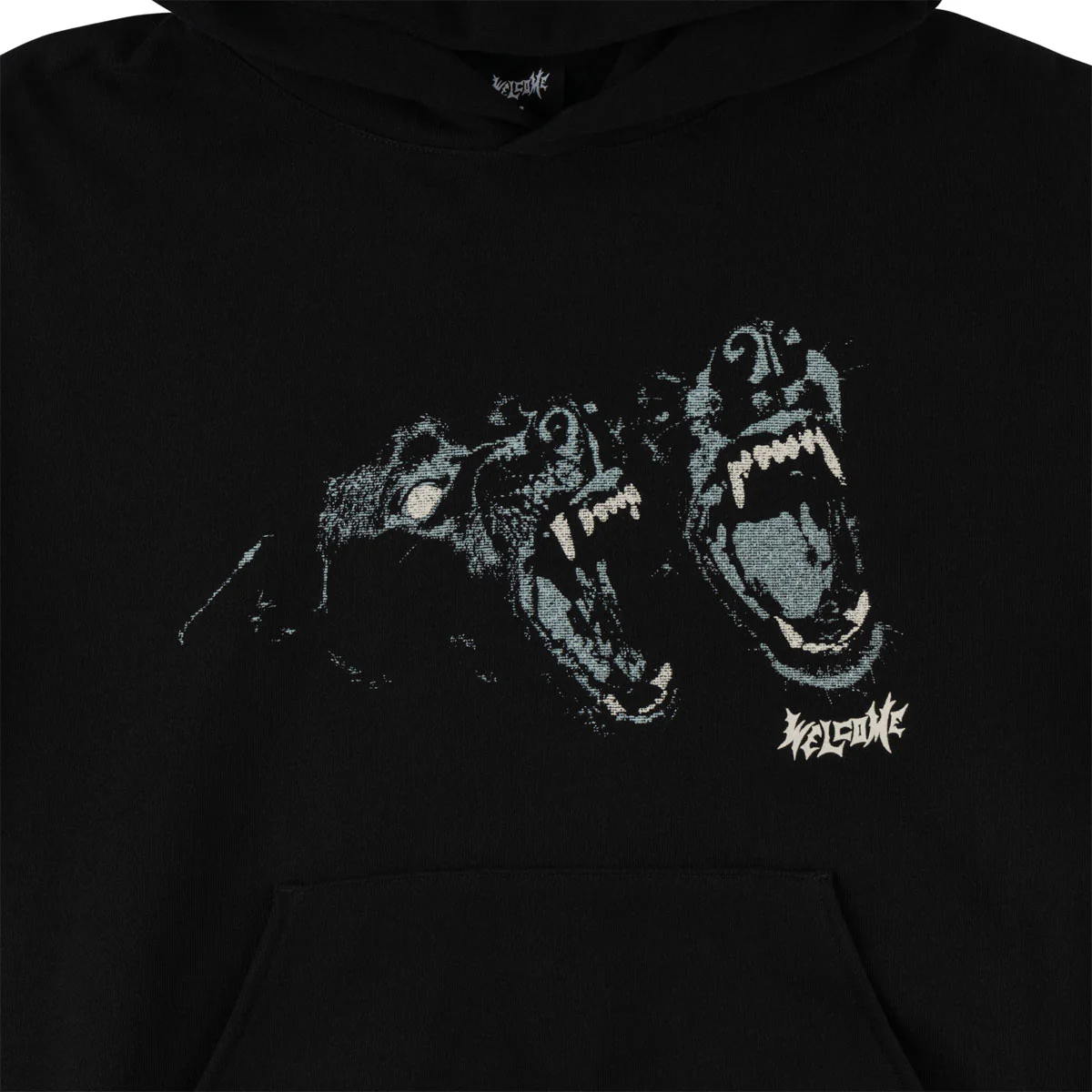 Welcome Woof Hoodie - Black - Image 3
