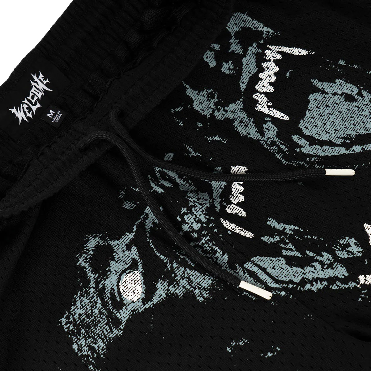 Welcome Woof Mesh Shorts - Black - Image 3