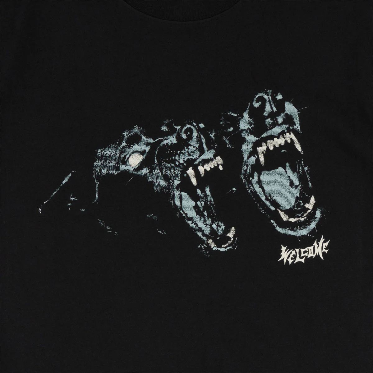 Welcome Woof T-Shirt - Black - Image 2