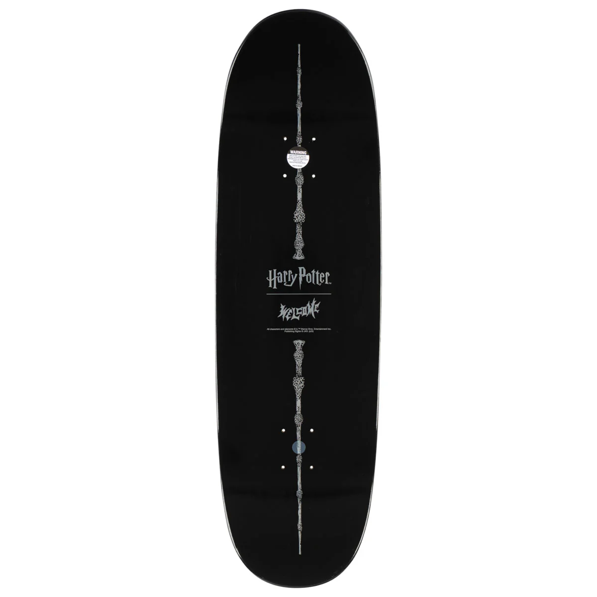 Welcome x Harry Potter Finale On A Boline 2.0 Skateboard Deck - Black Dip - 9.50" - Image 2