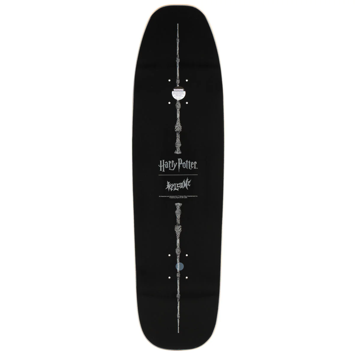 Welcome x Harry Potter Seeker On Nimbus 5000 Skateboard Deck - Gold Foil - 8.75" - Image 2