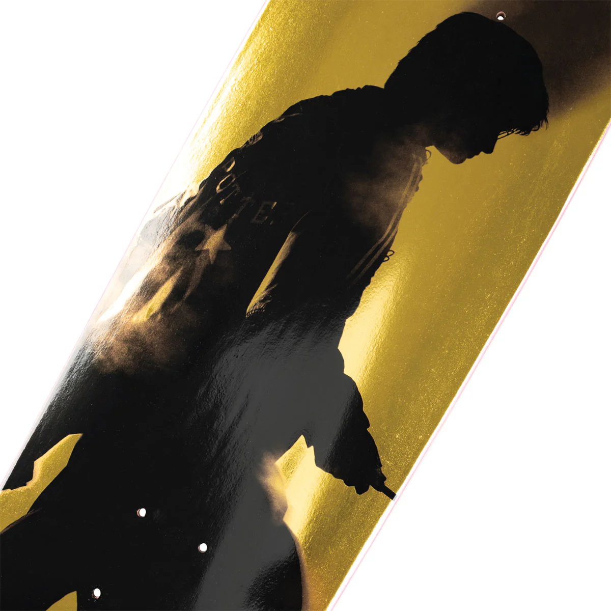 Welcome x Harry Potter Seeker On Nimbus 5000 Skateboard Deck - Gold Foil - 8.75" - Image 3