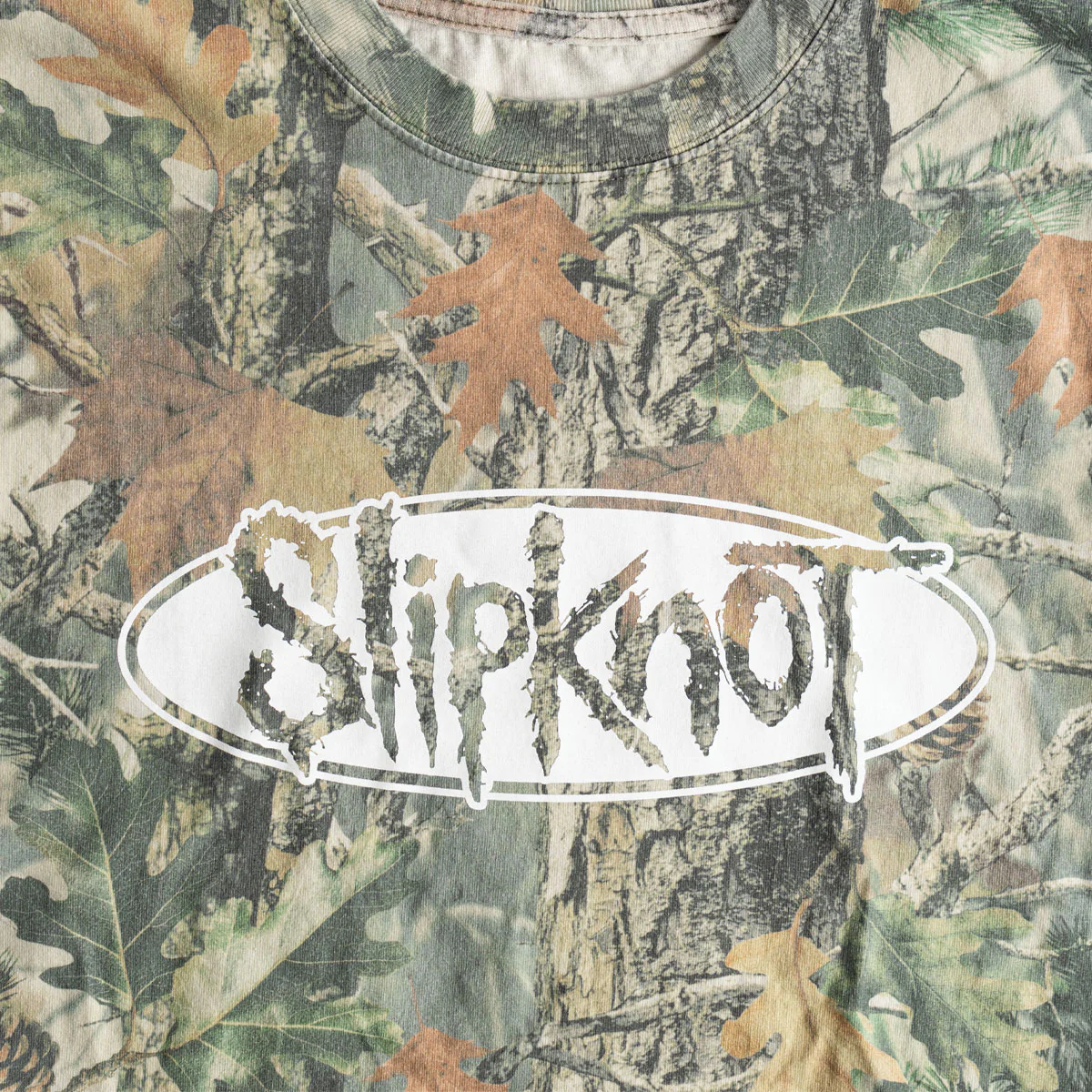 Welcome x Slipknot Oval Camo T-Shirt - Camo - Image 3